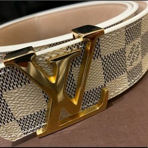 Louis Vuitton Belt White 100/40.